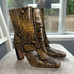 Franco sarto Snakeskin Boots